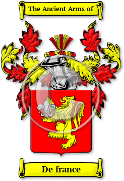 De france Family Crest Download (jpg) Legacy Series - 150 DPI